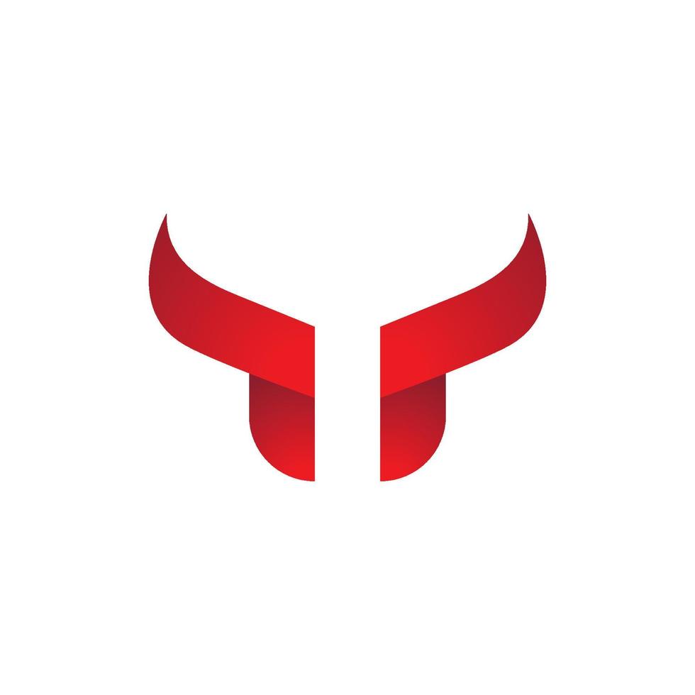 Bull vector icon illustration design