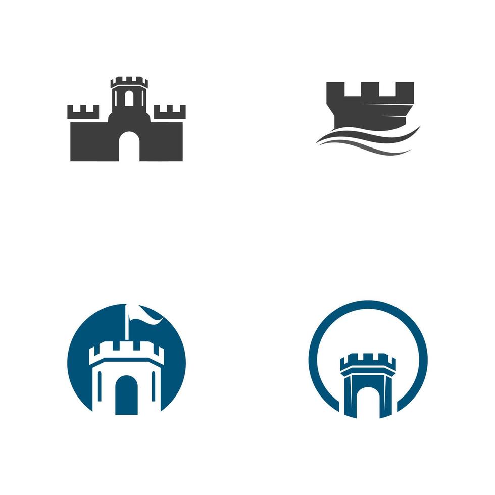 Castle vector illustration icon