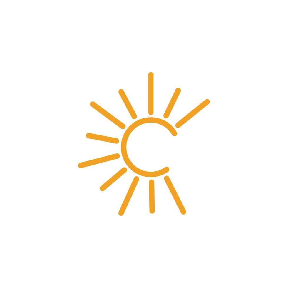 Sun Vector illustration Icon