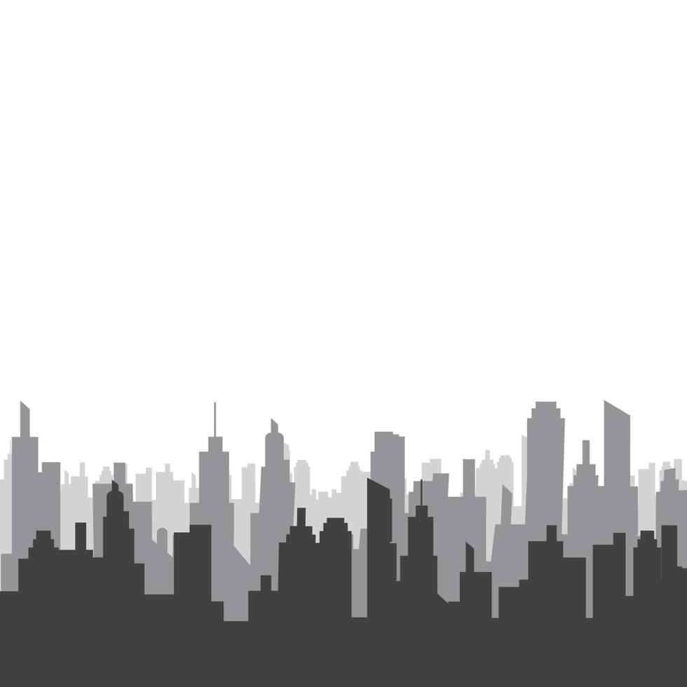 city skyline background vector