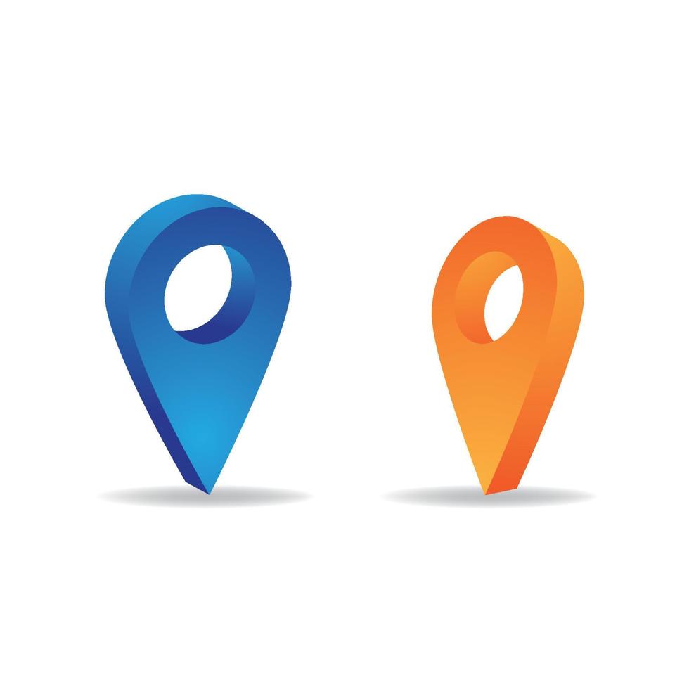 location icon Vector Illustration design Logo