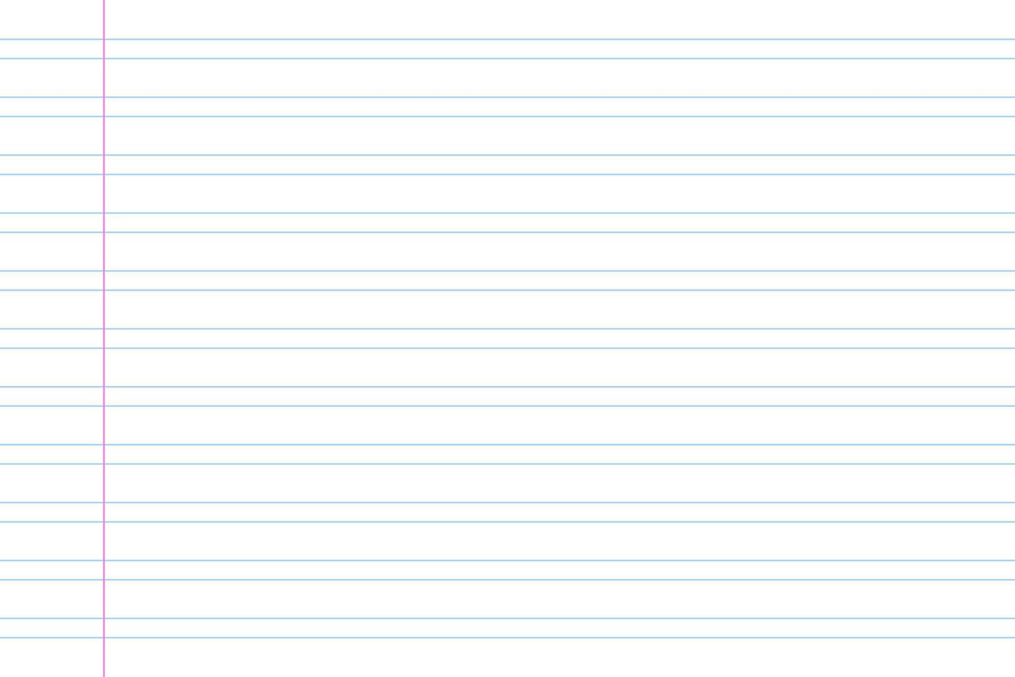 Notebook paper background. Horizontal Line note document vector