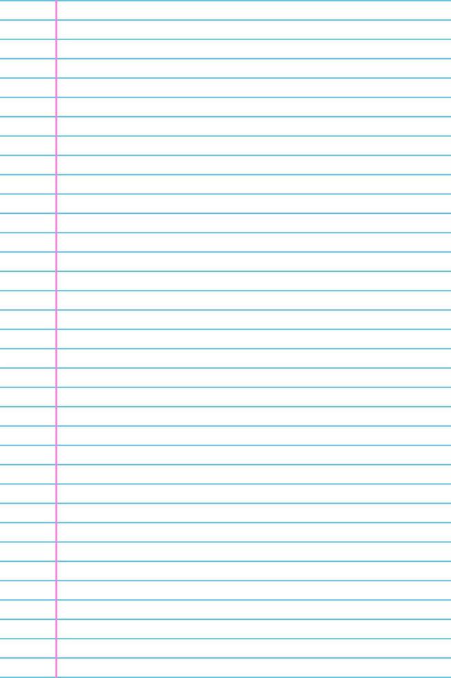 Notebook paper background. Line note document vector