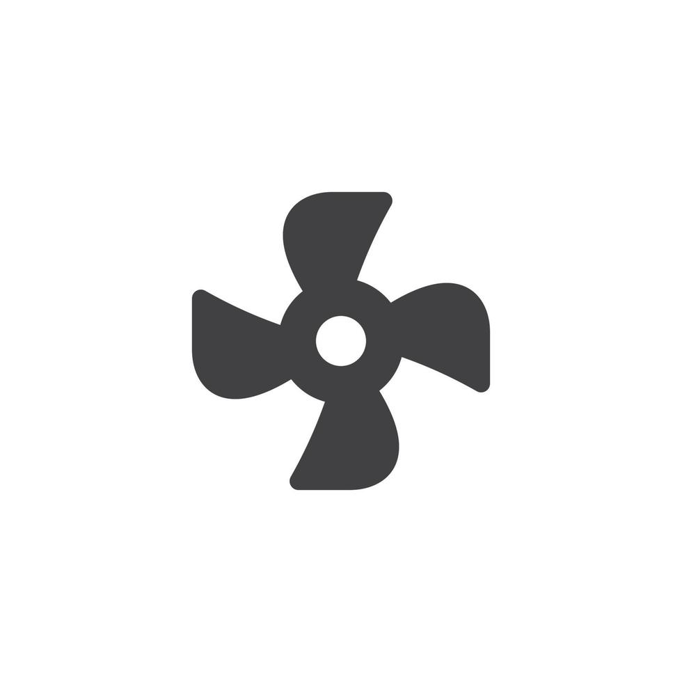 Fan vector illustration icon Template