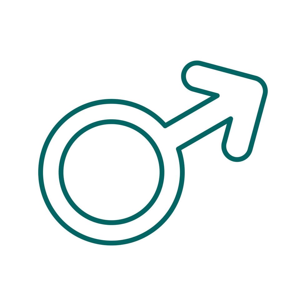 Male Sign Vector Icon