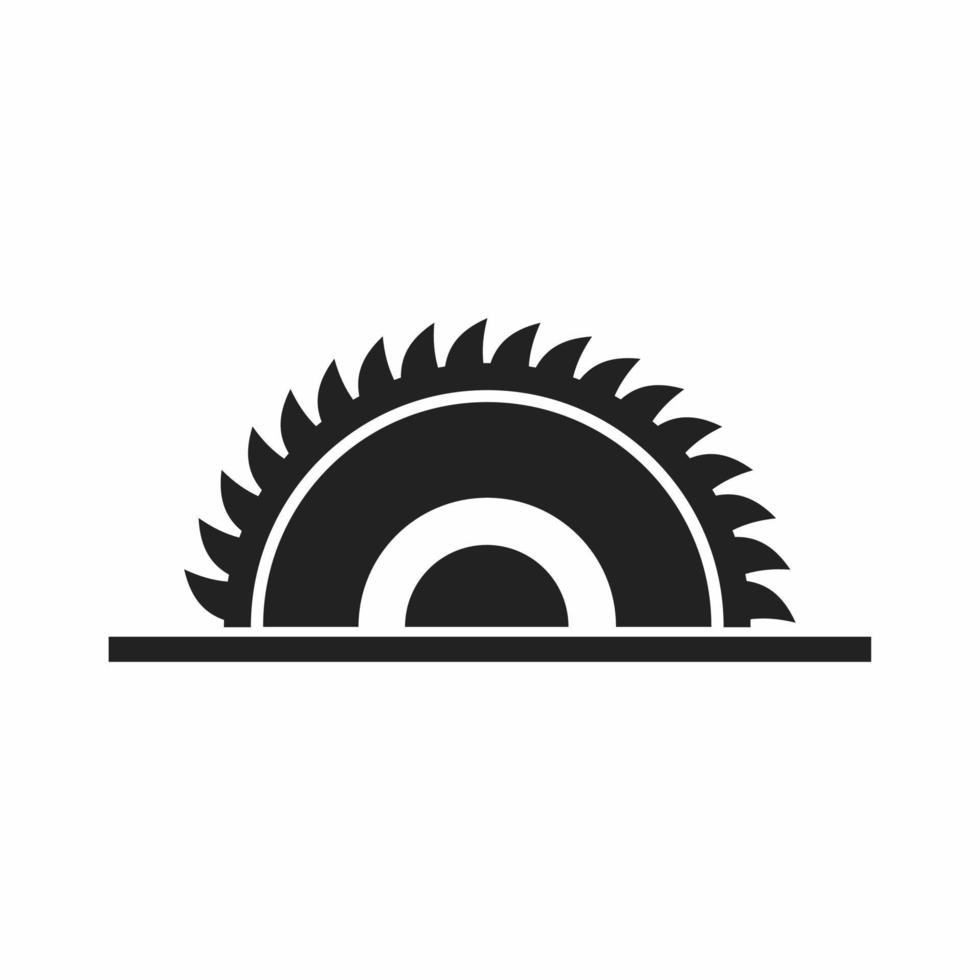 saw flat icon vector