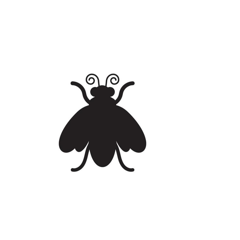 abeja icono vector ilustración diseño logo