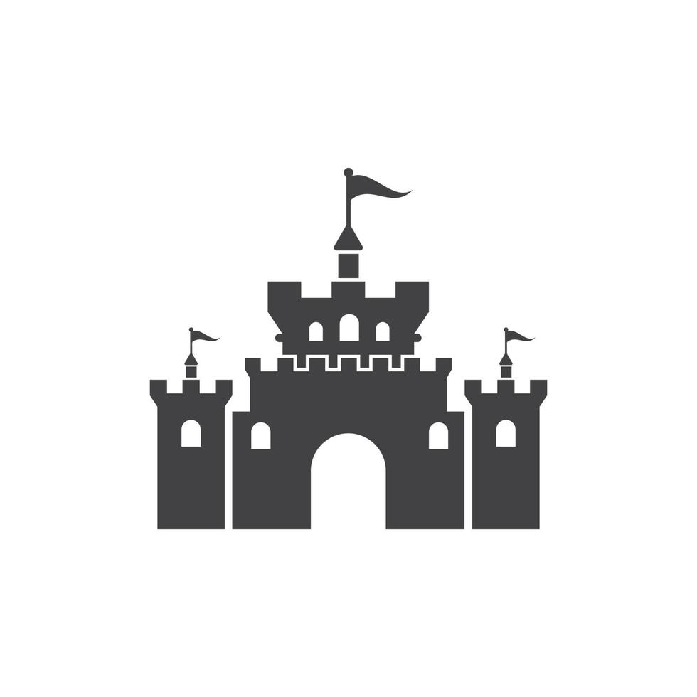 Castle vector illustration icon