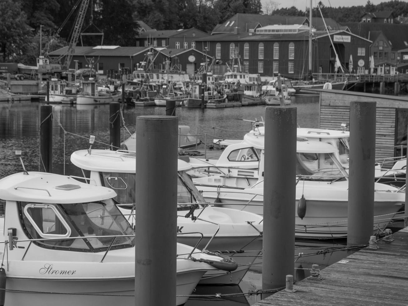 maasholm en el río schlei foto