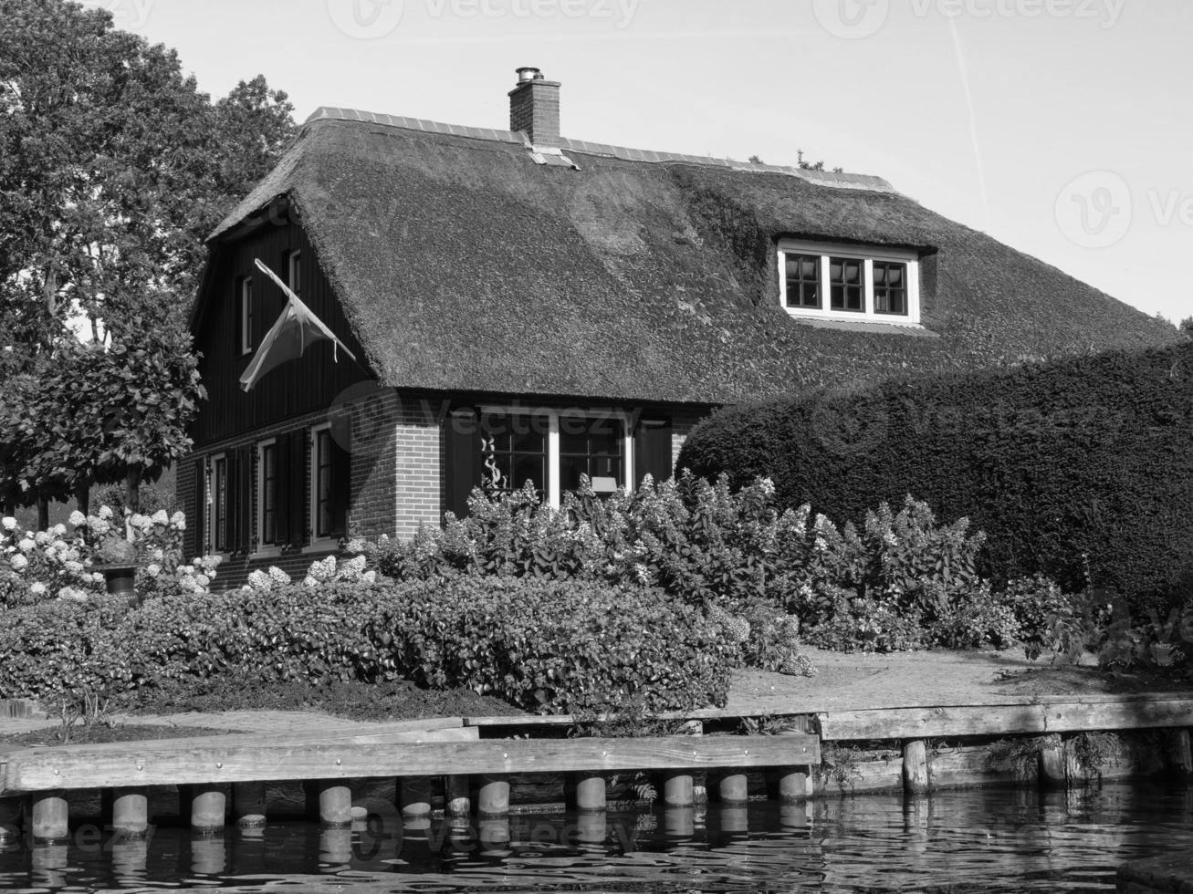 Giethoorn in the netherlands photo