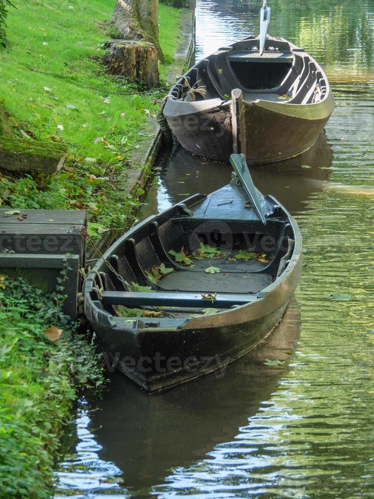 Giethoorn in the netherlands photo