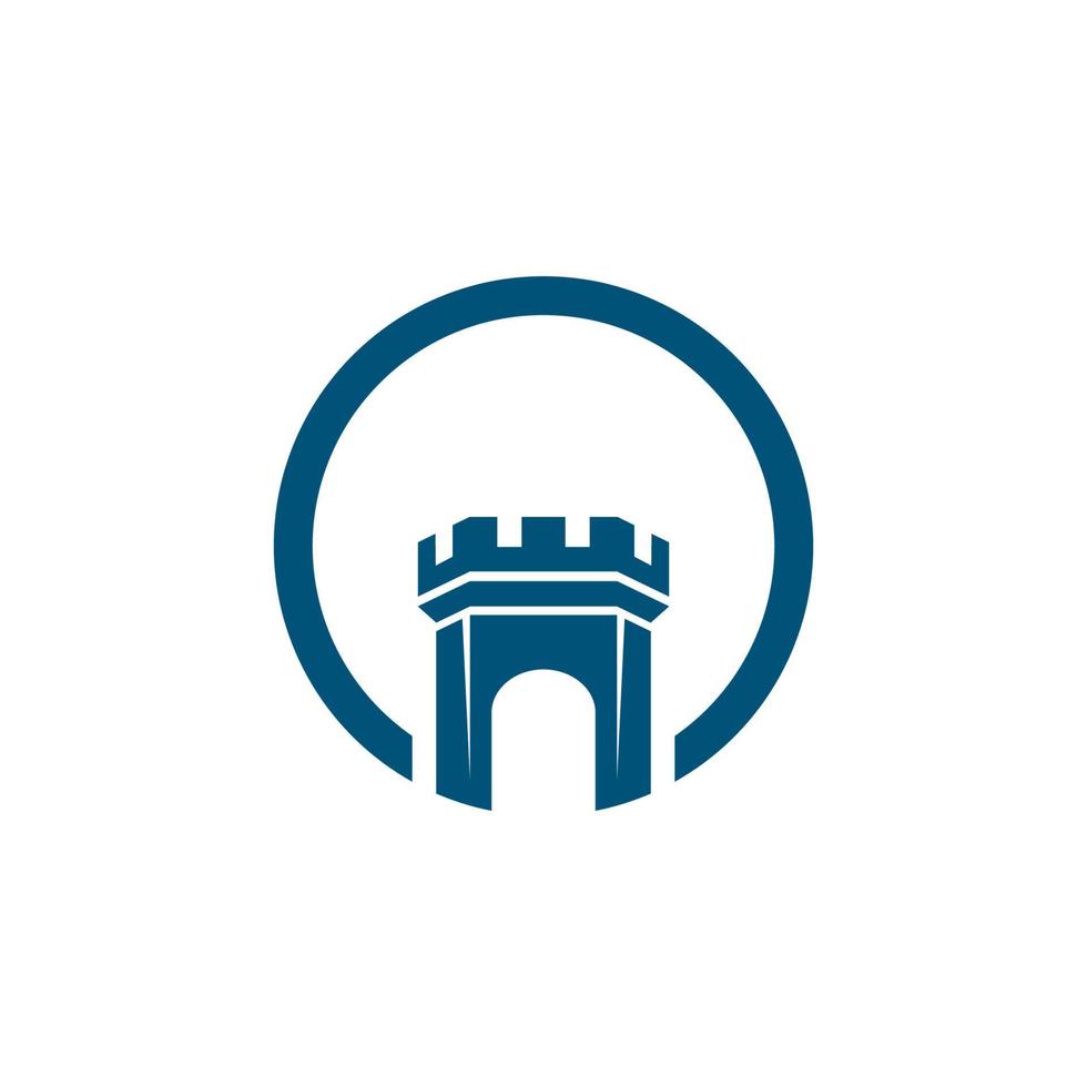 Castle vector illustration icon