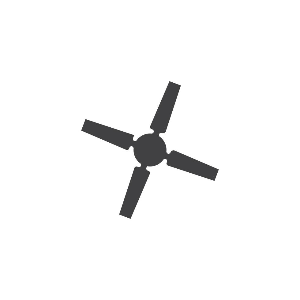 Fan vector illustration icon Template