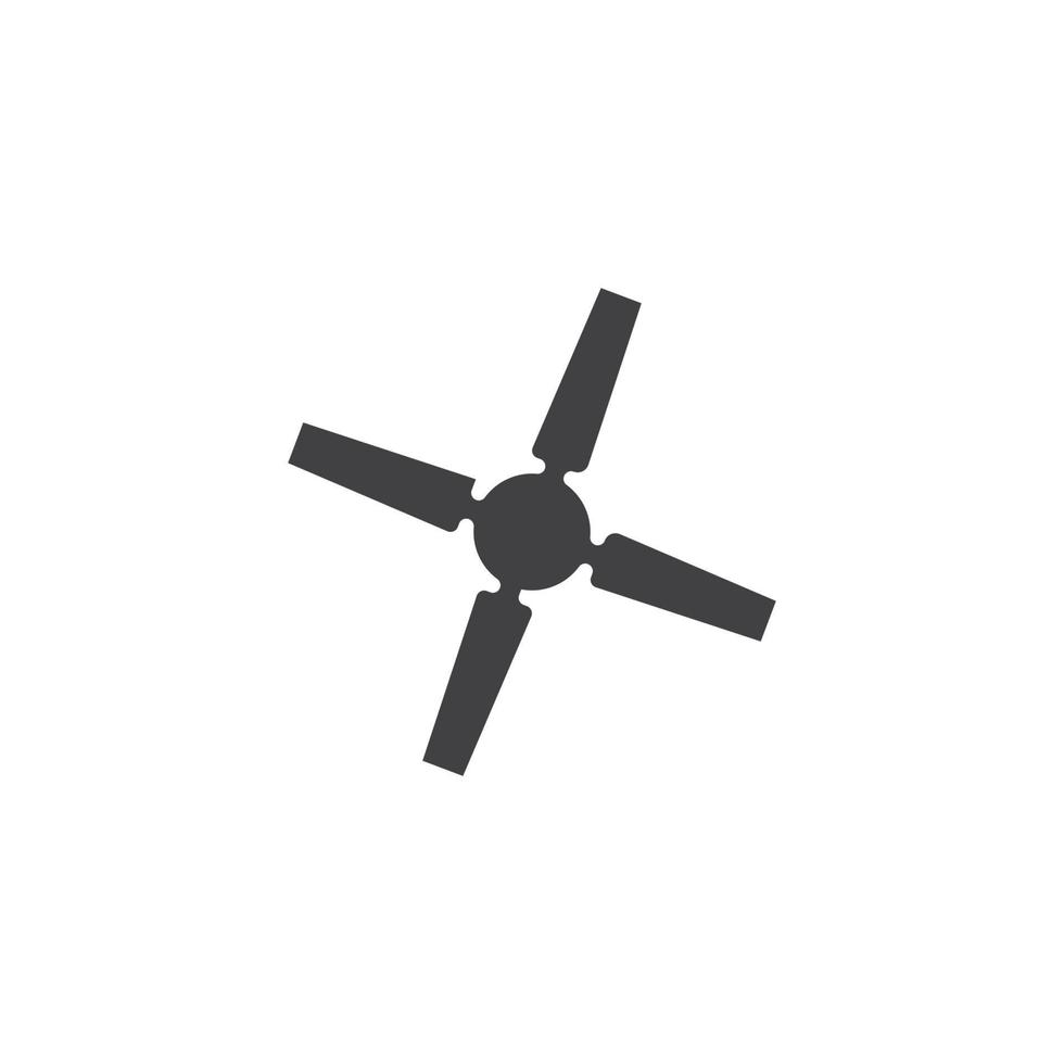 Fan vector illustration icon Template