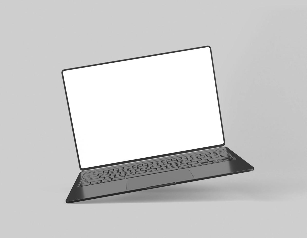 Mackbook pro screen with website presentation mockup photo