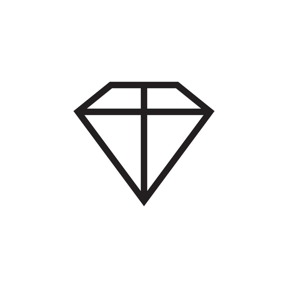 plantilla de logotipo de diamante vector