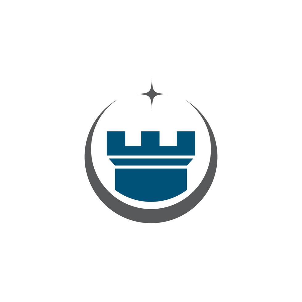 Castle vector illustration icon