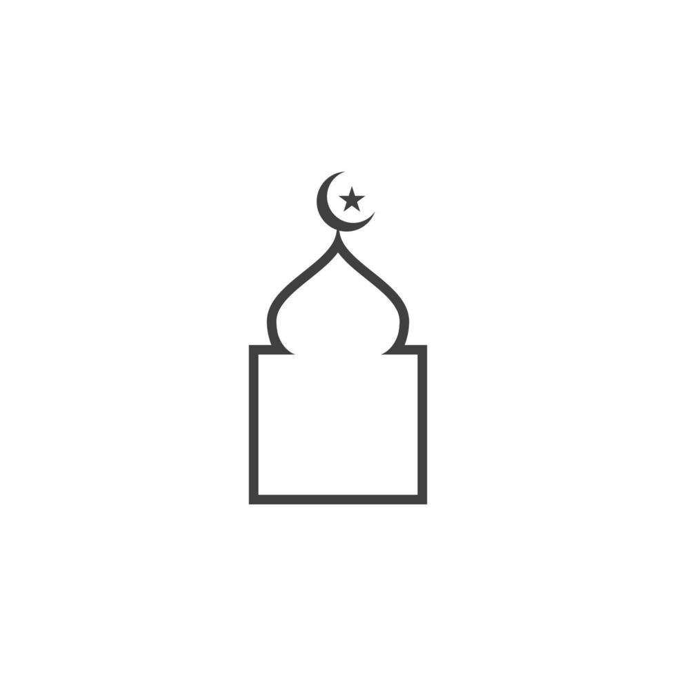 Mosque vector icon illustration design