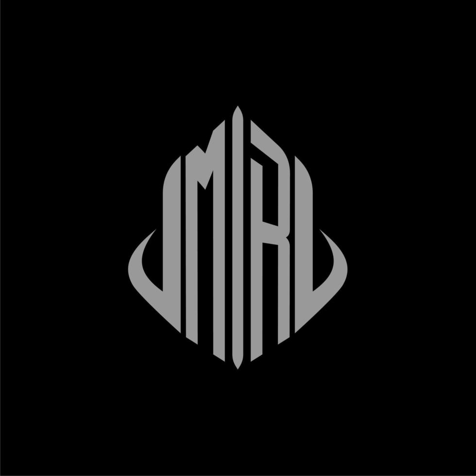 MR initial monogram real estate with building design vector