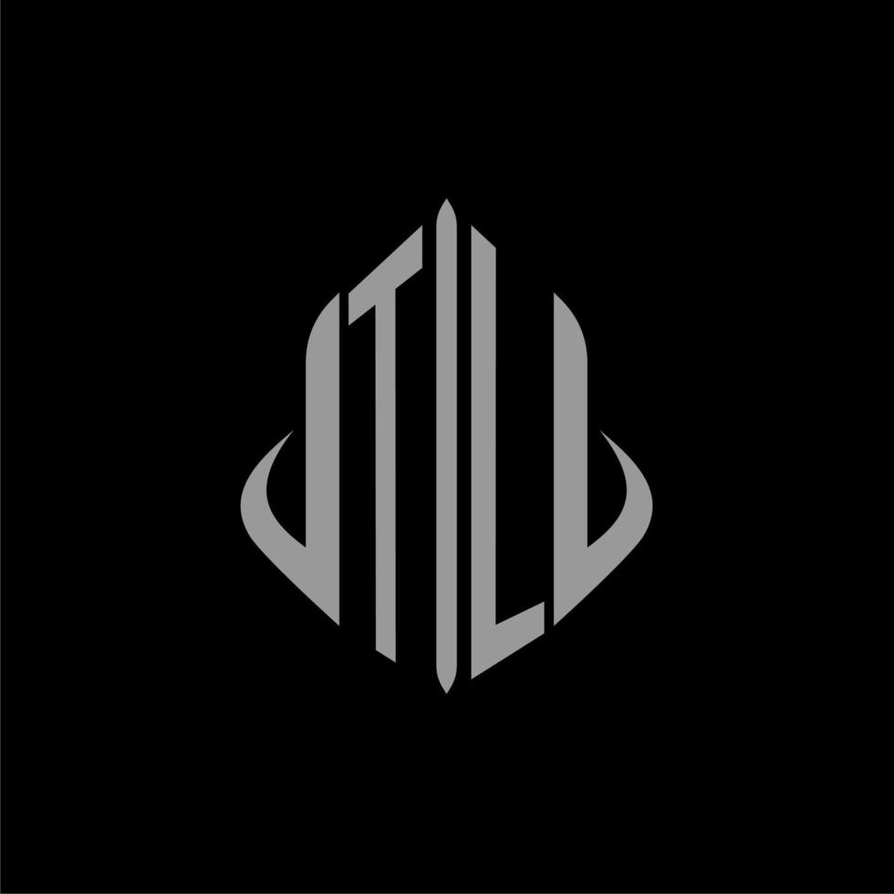TL initial monogram real estate with building design vector