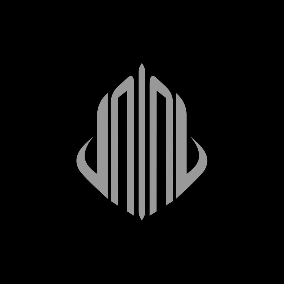 NN initial monogram real estate with building design vector