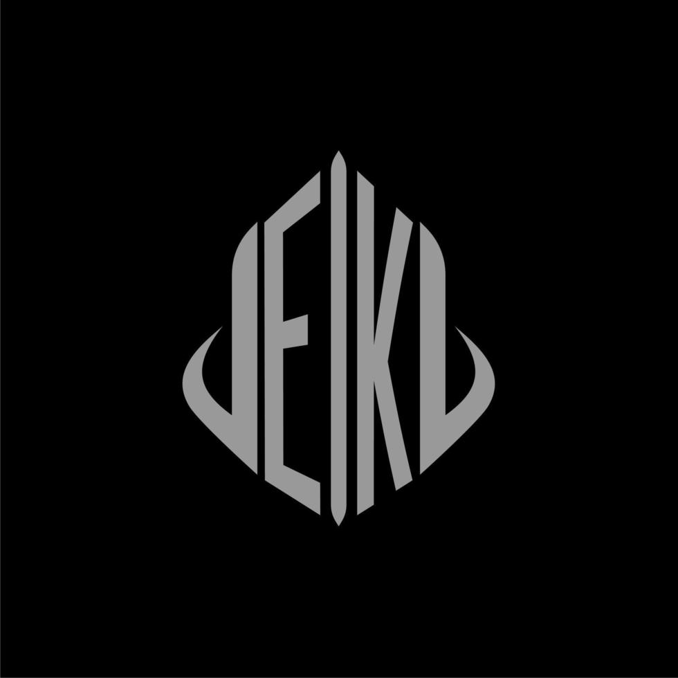 EK initial monogram real estate with building design vector