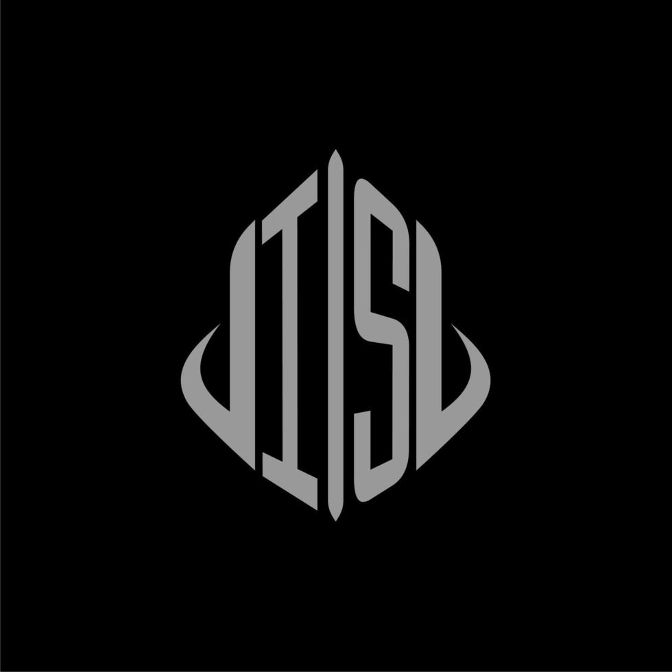 IS initial monogram real estate with building design vector