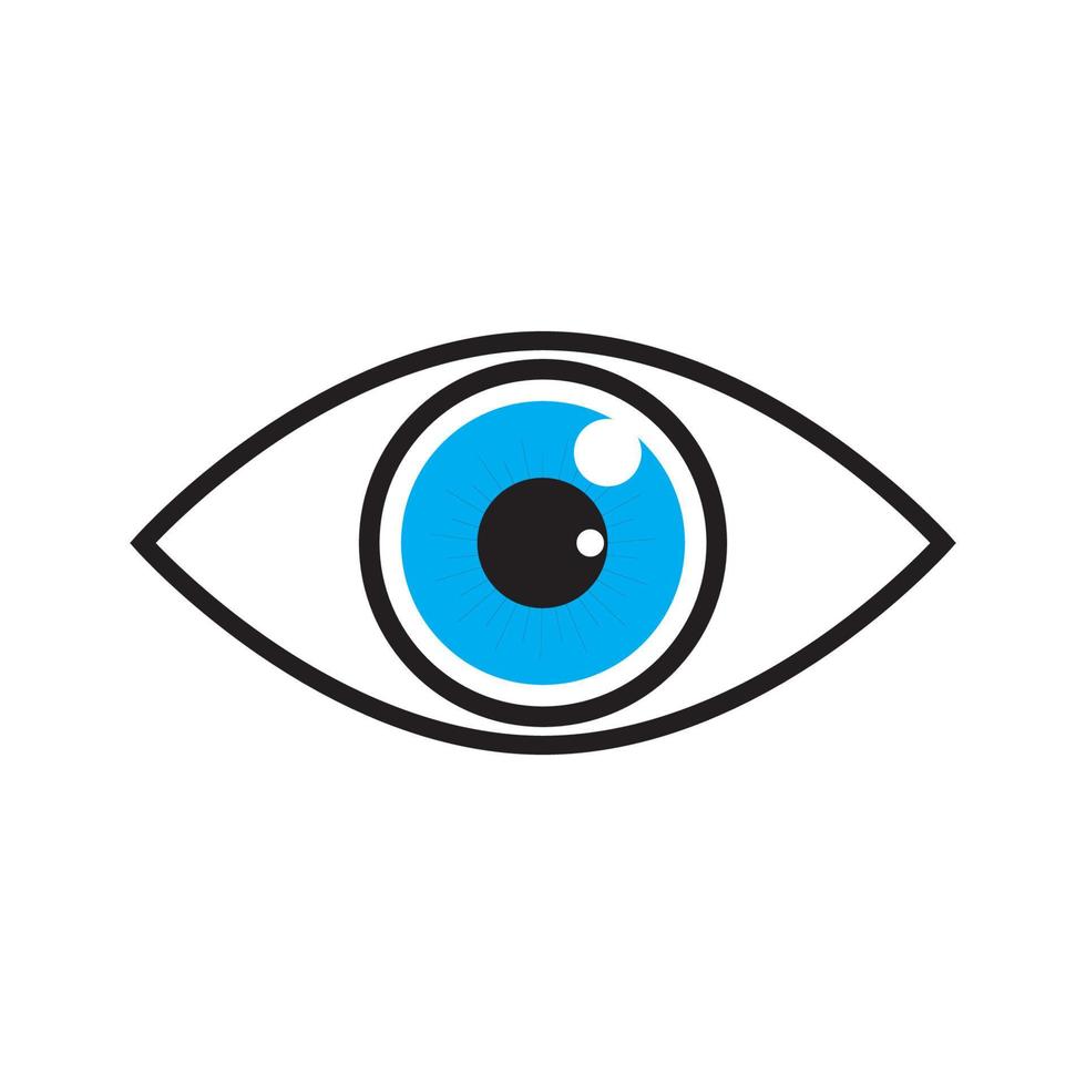 diseño de logotipo de vector de cuidado de los ojos