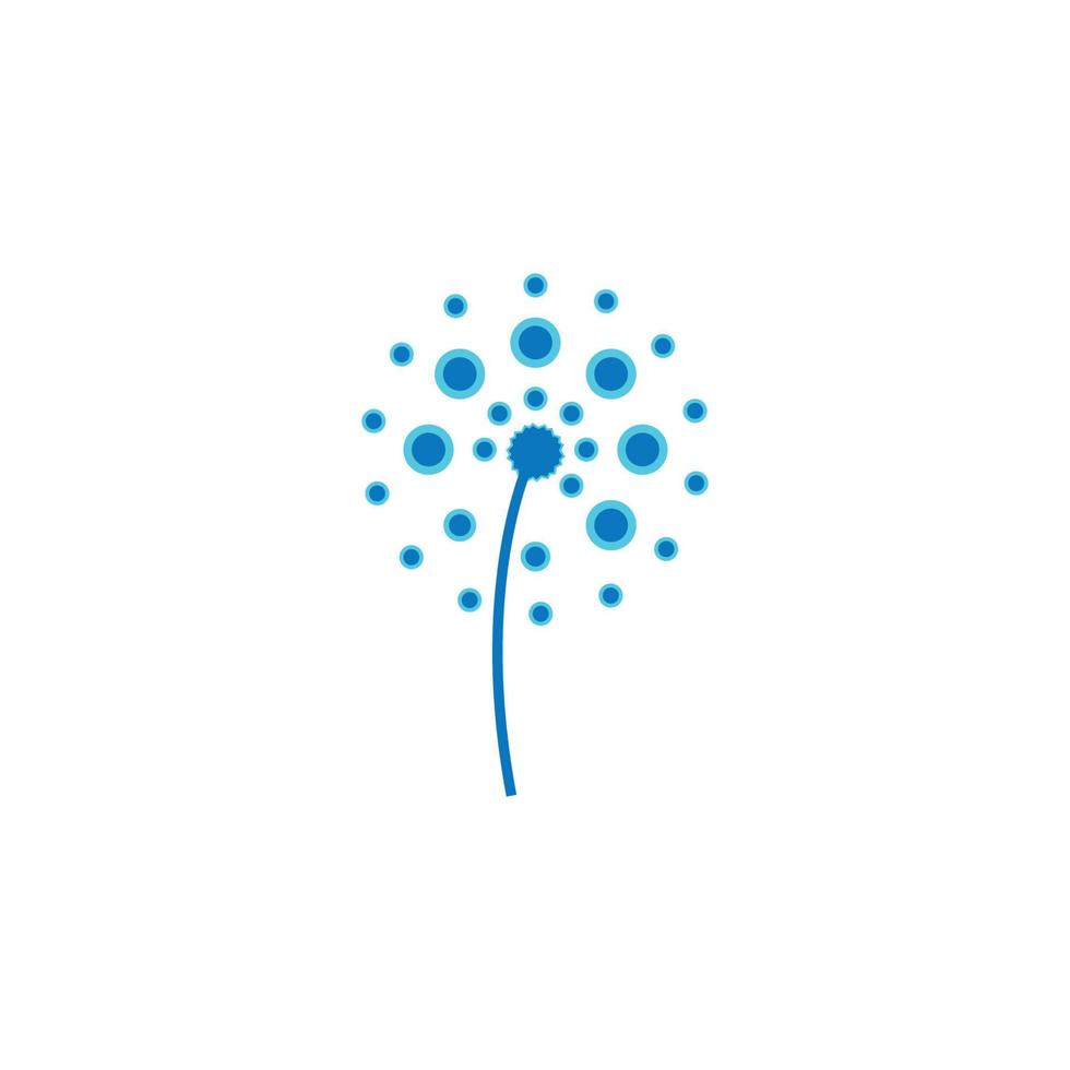 Dandelion vector icon design