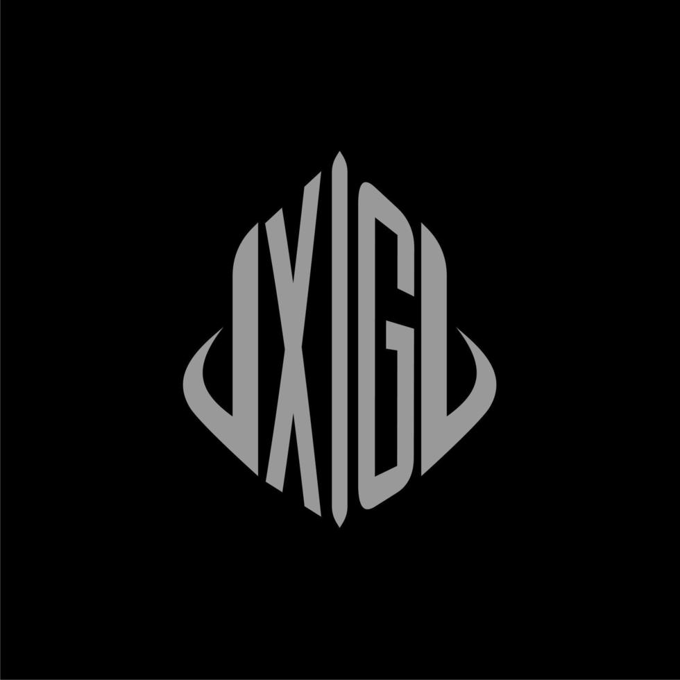 XG initial monogram real estate with building design vector