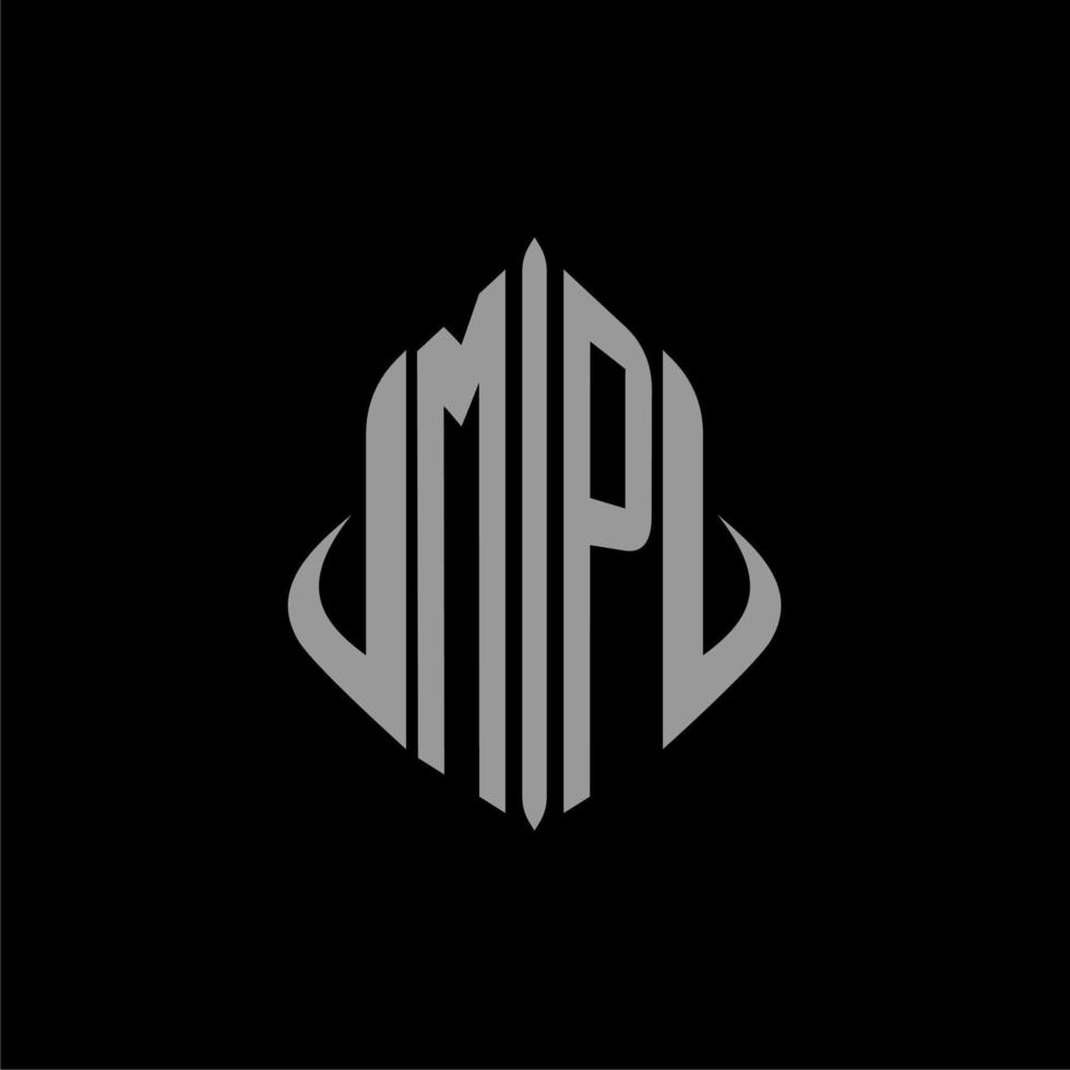 MP initial monogram real estate with building design vector