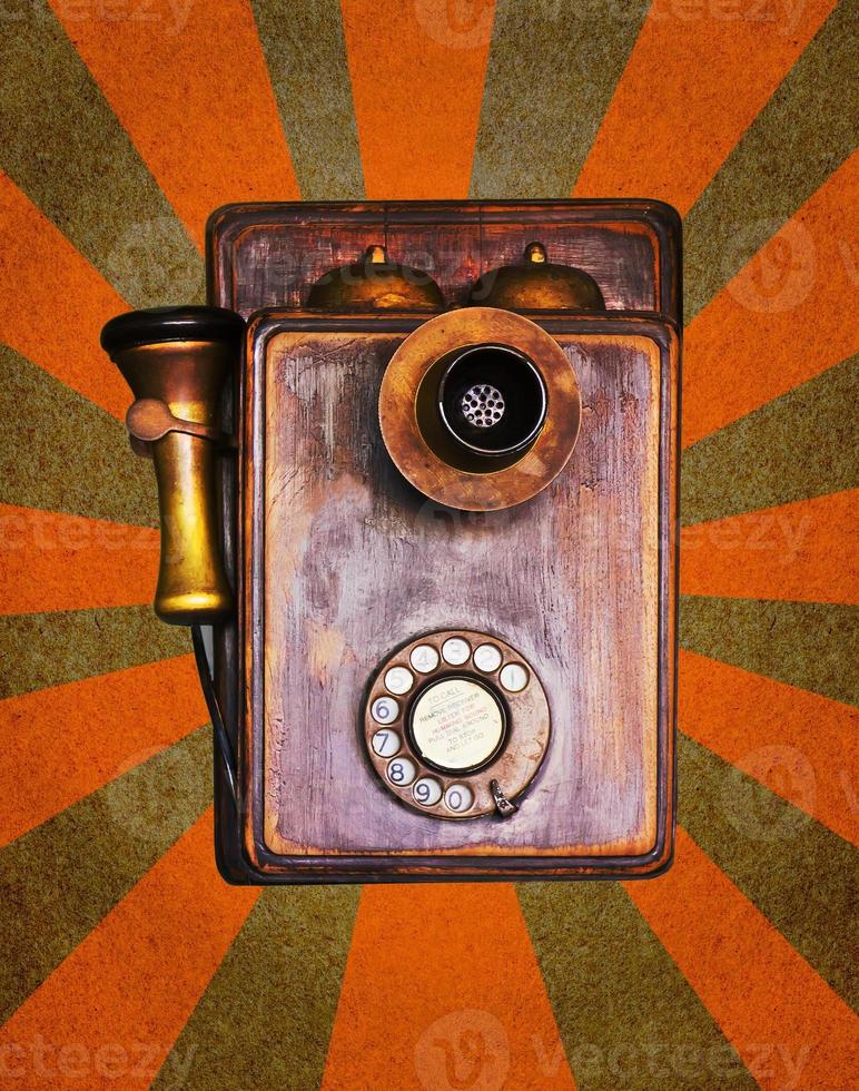 Vintage old Telephone photo