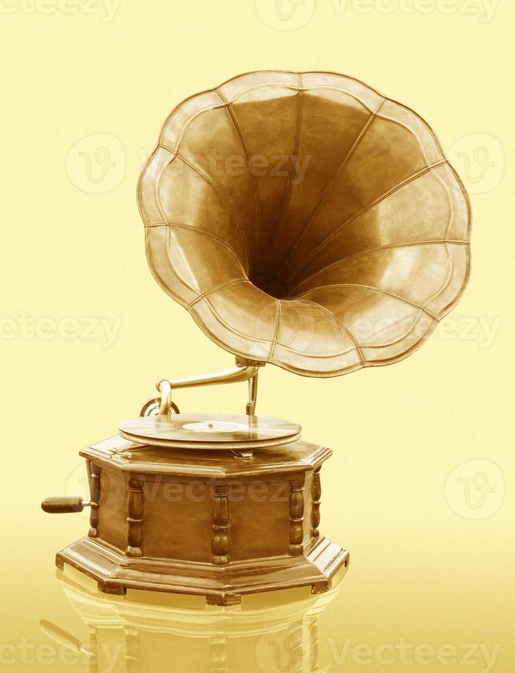 Vintage old Gramophone photo