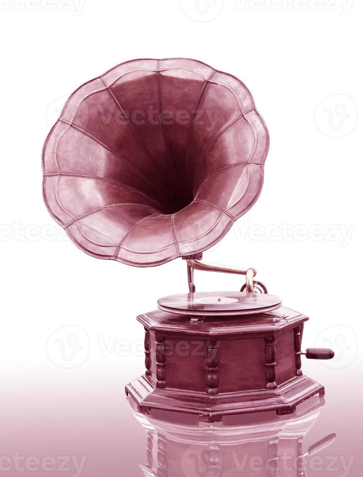 Vintage old Gramophone photo