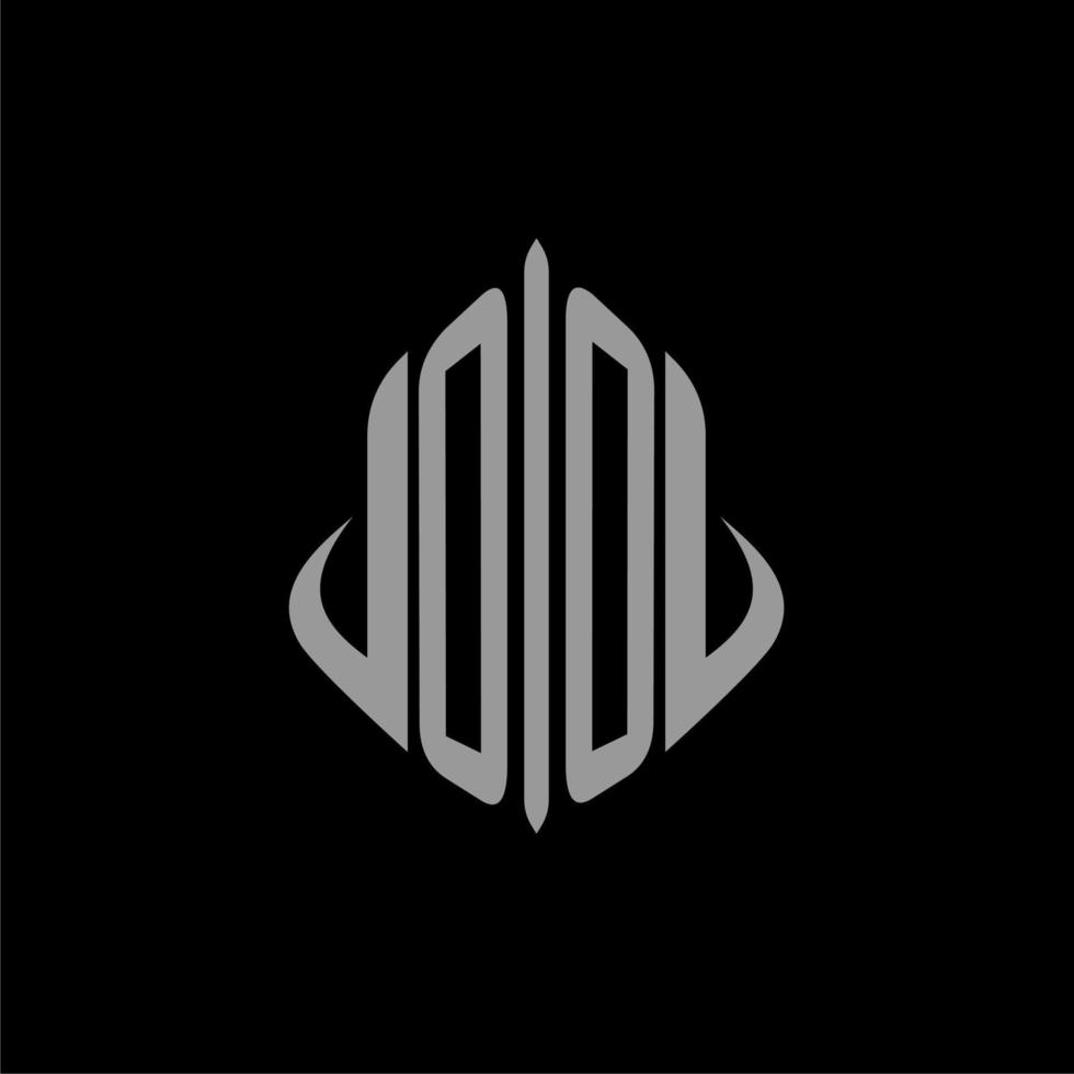 OO initial monogram real estate with building design vector