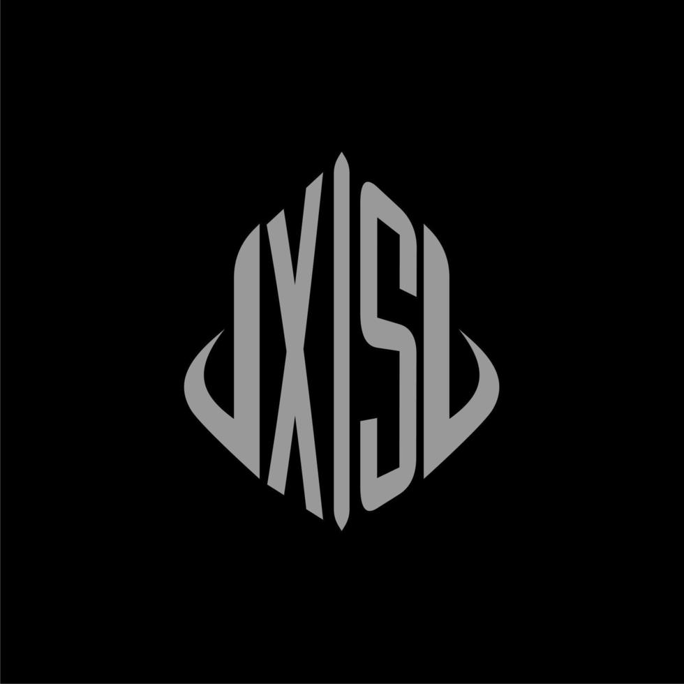 XS initial monogram real estate with building design vector