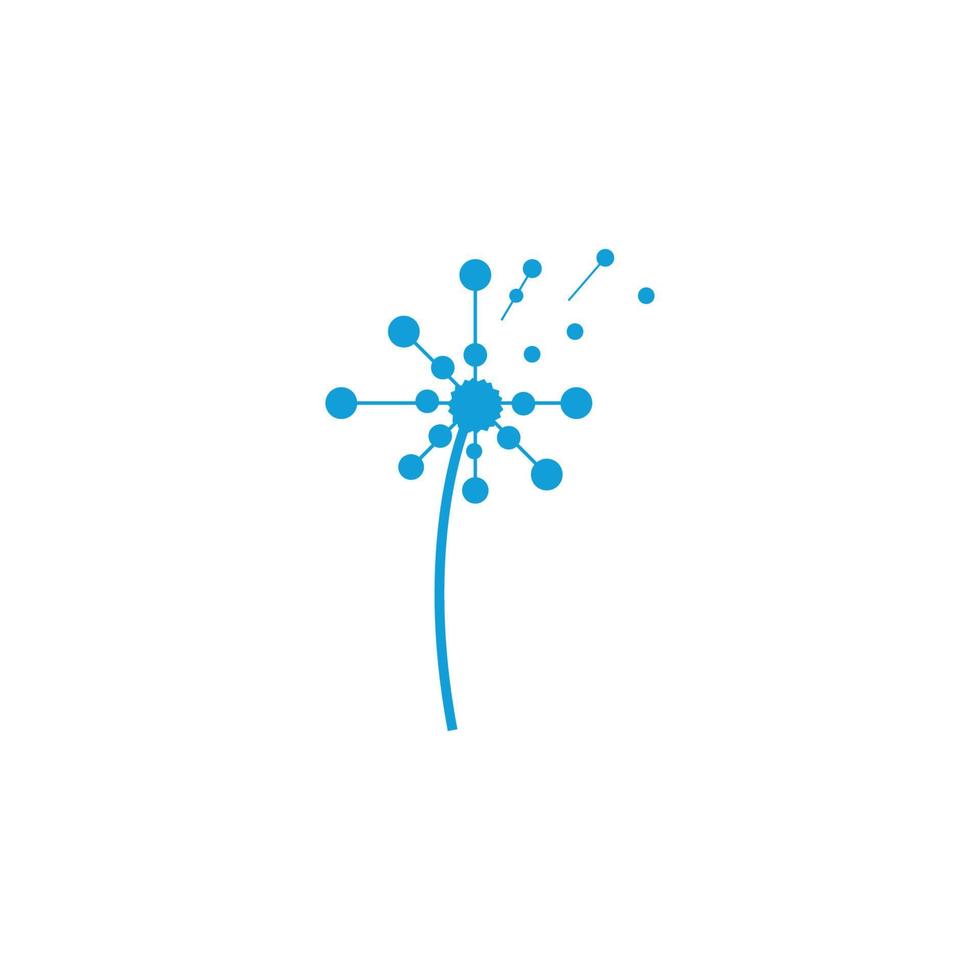 Dandelion vector icon design