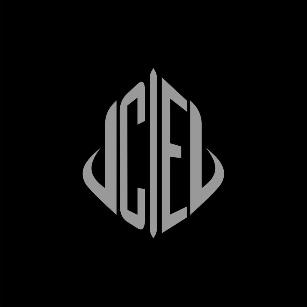 CE initial monogram real estate with building design vector