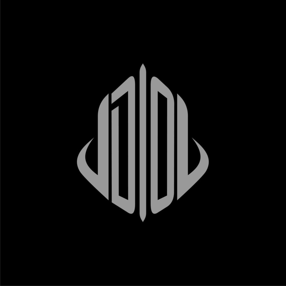 DO initial monogram real estate with building design vector