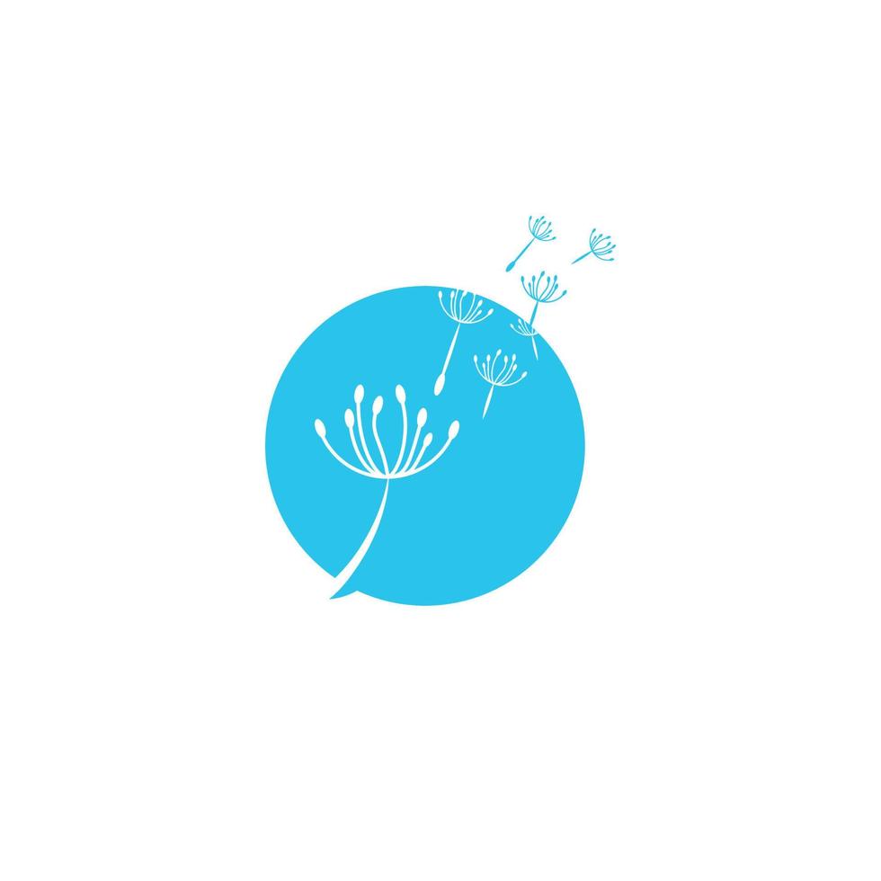 Dandelion vector icon design