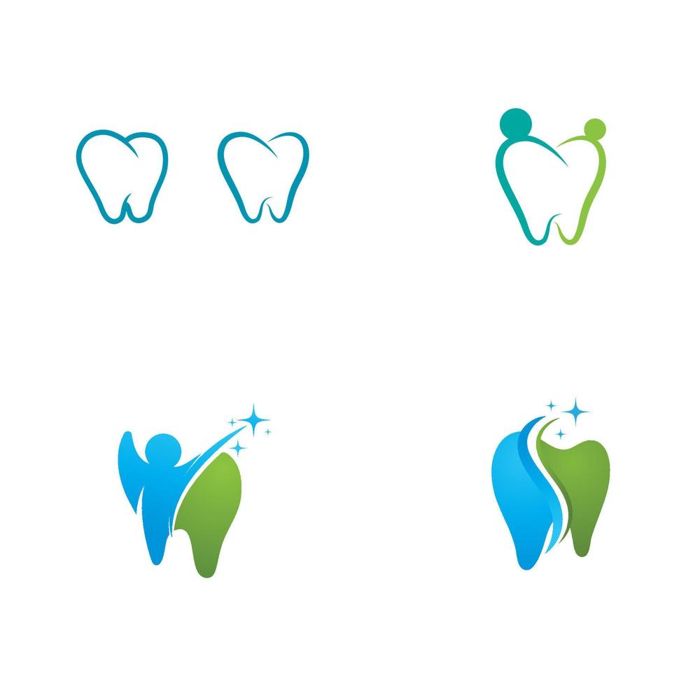 Dental logo Template vector