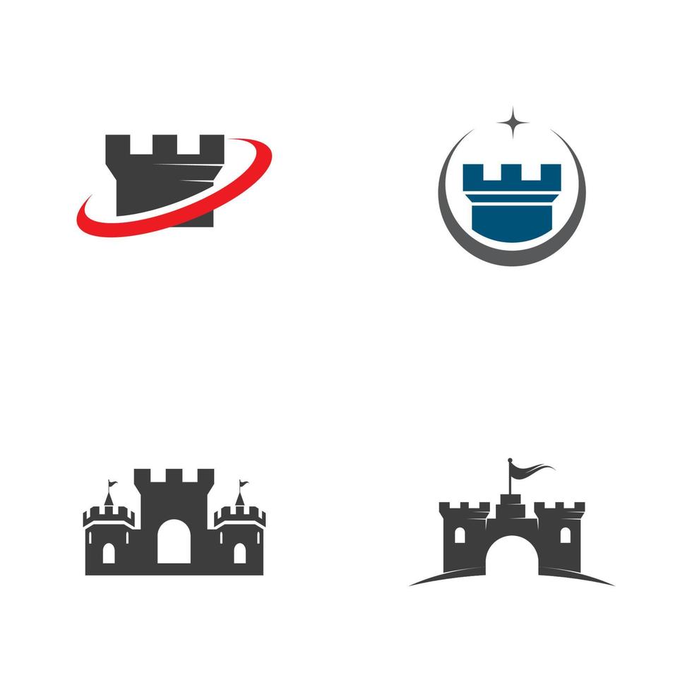 Castle vector illustration icon