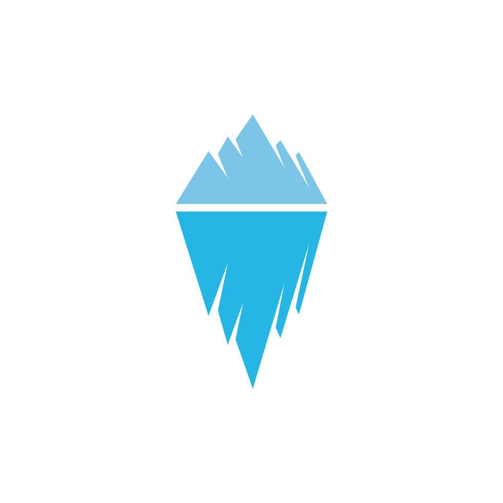Iceberg vector illustration