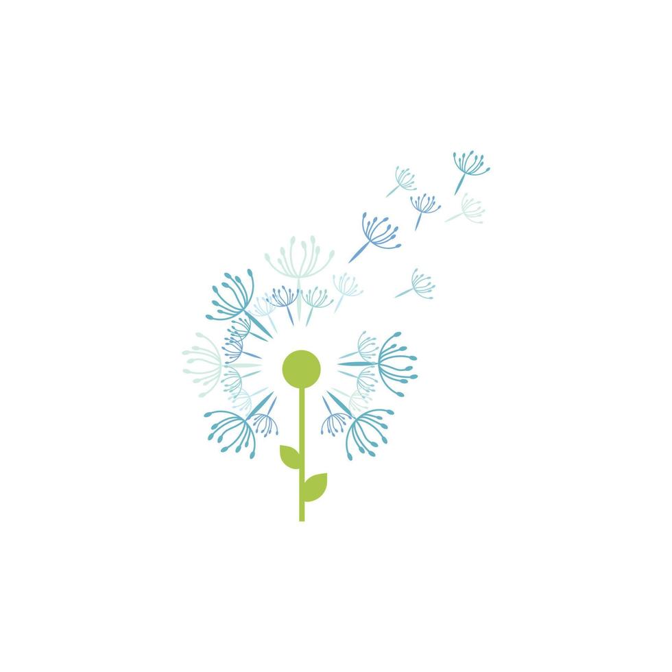 Dandelion vector icon design