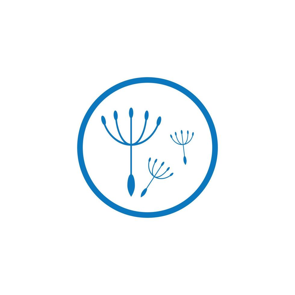 Dandelion vector icon design