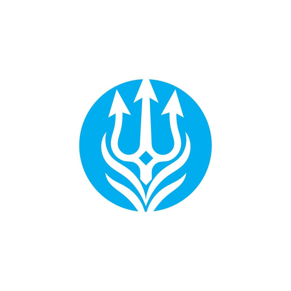 Trident Logo Template vector icon
