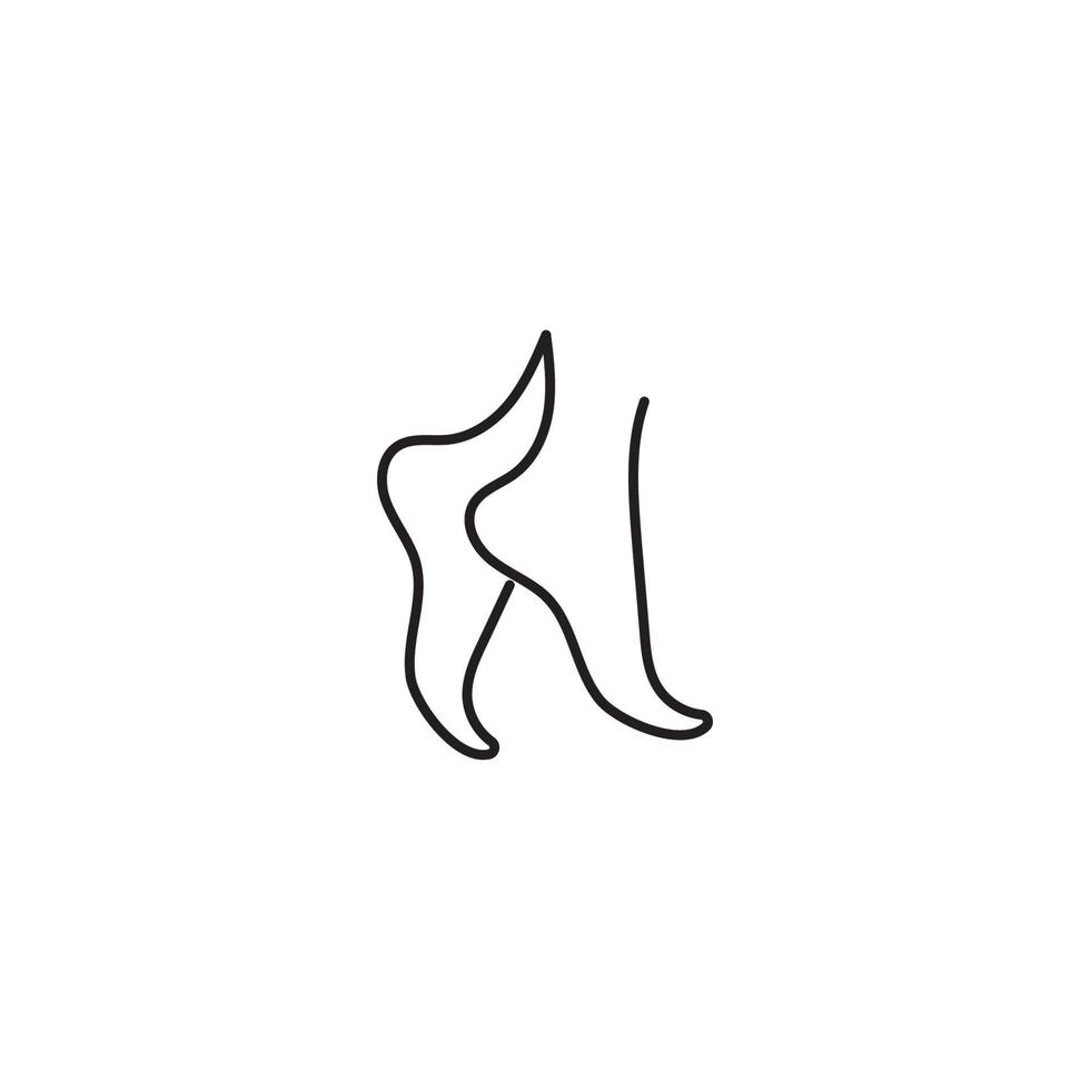 foot Logo Template vector icon