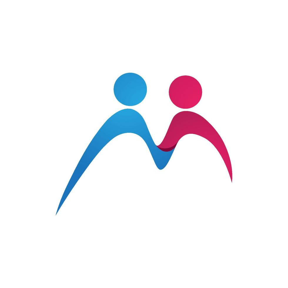 Community, network and social icon vector