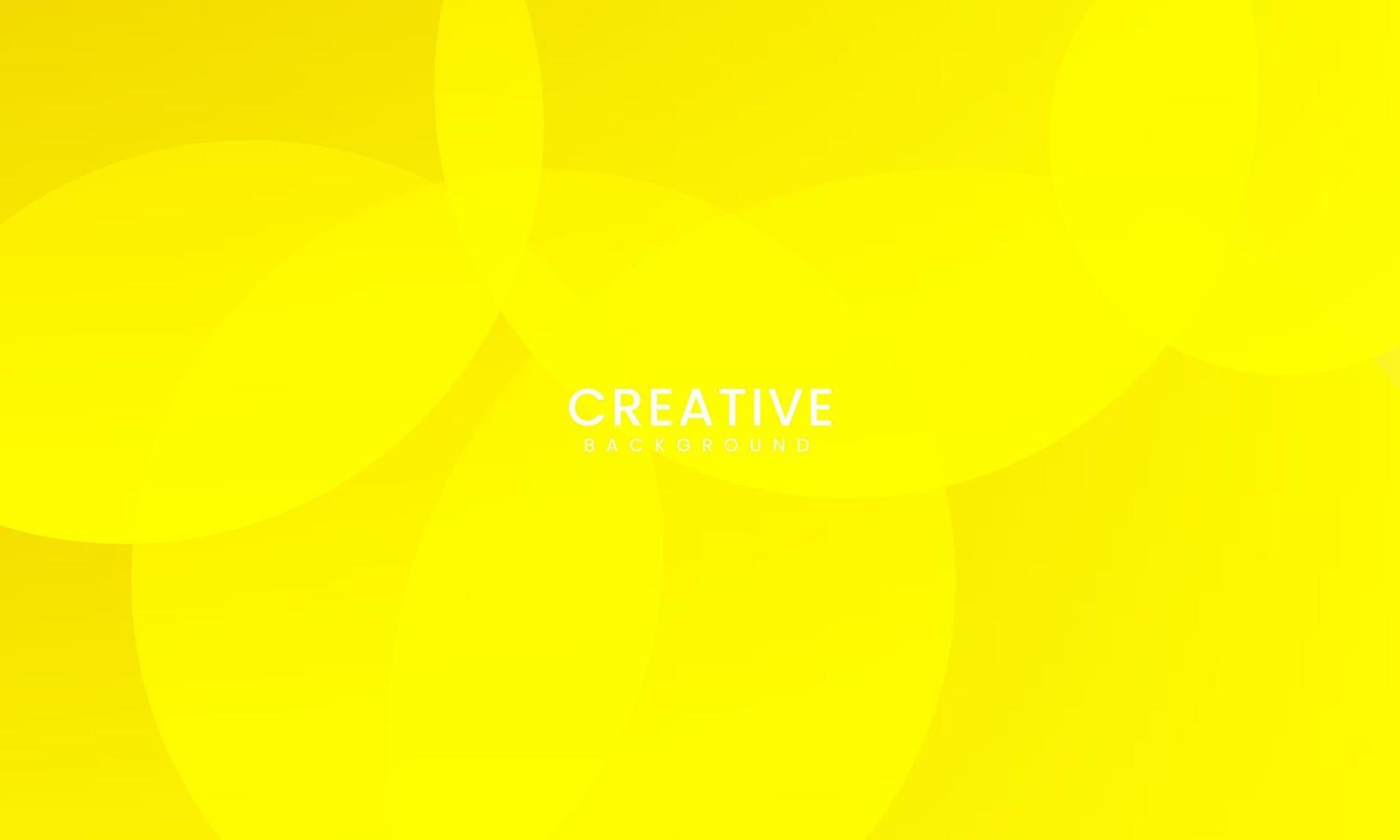 Abstract yellow background with circles. Dynamic shapes composition. Vector illustration