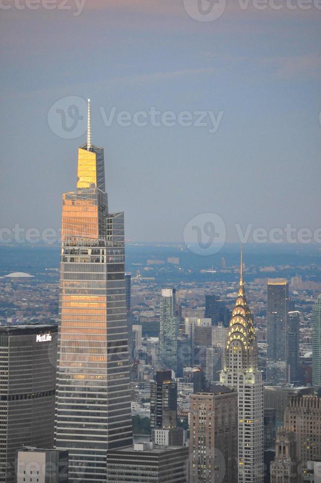 Aerial view of New York photo